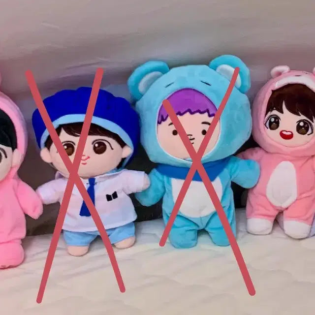 <가격 내림>방탄 인형 양도 (막둥베베,찜퐁이,램몬,별호비)