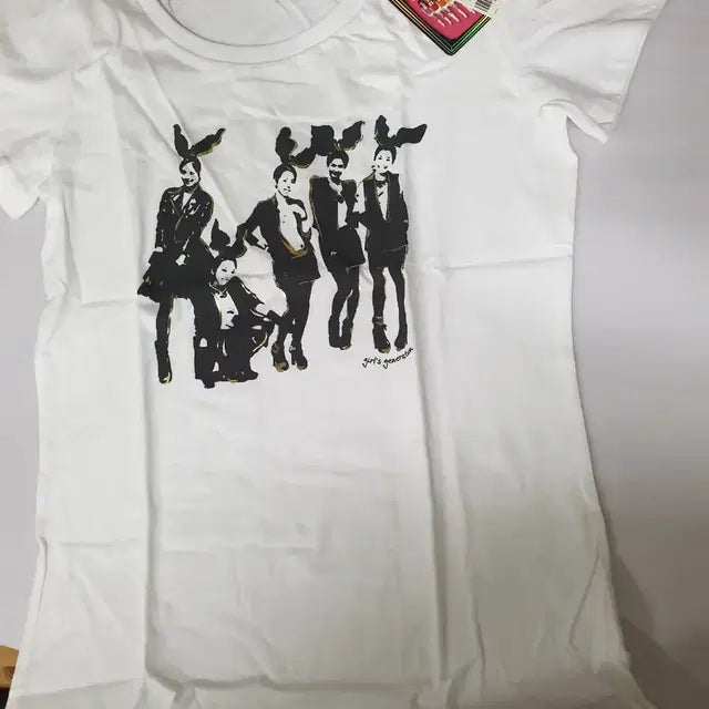소녀시대 일러스트 스파오 정품 여성티셔츠