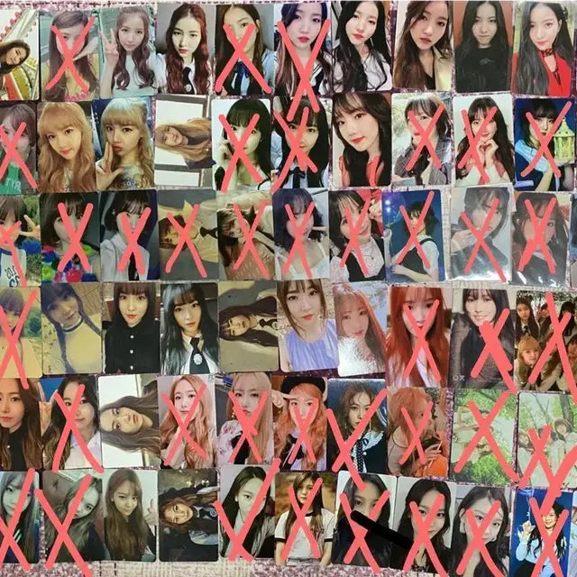 여자친구 포토카드,앨범