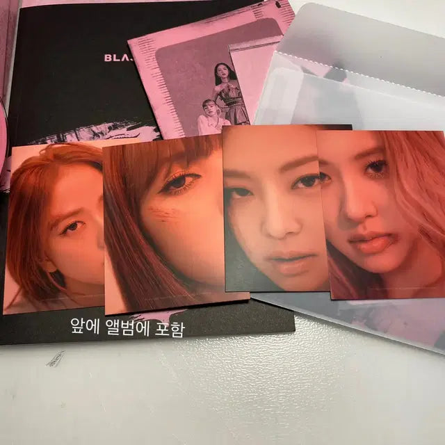 (9종)블랙핑크 앨범 포카 로제 지수 제니 리사