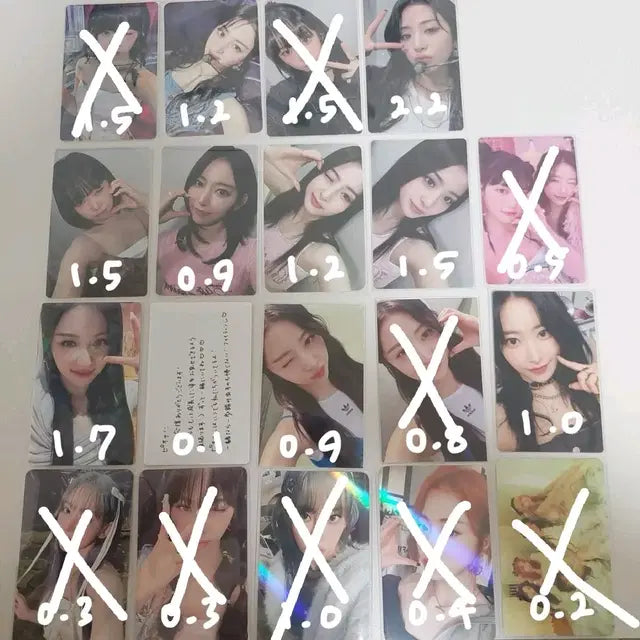 르세라핌 미공포 포카 알라딘 특전 분철,양도