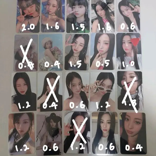 르세라핌 미공포 포카 알라딘 특전 분철,양도