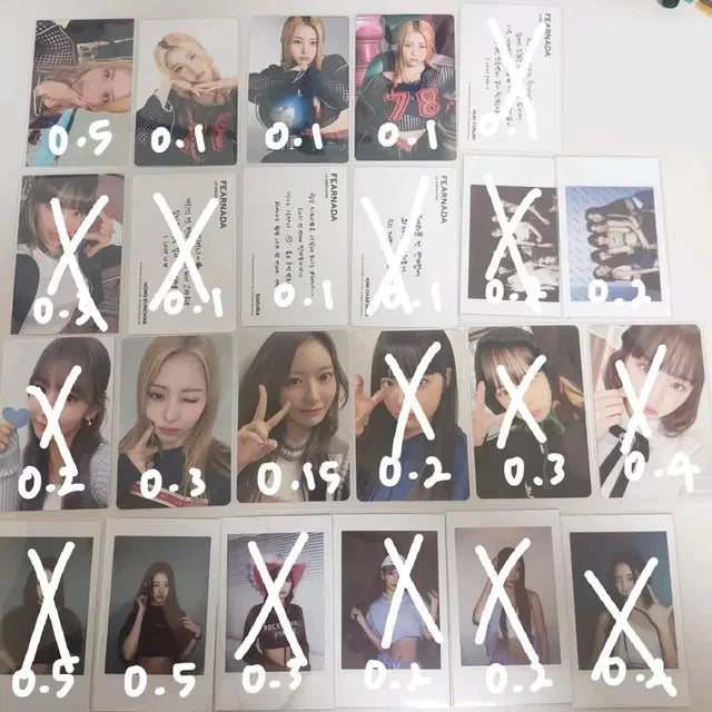 르세라핌 미공포 포카 알라딘 특전 분철,양도