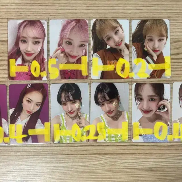 모든 포카 0.2!!!) 스테이씨 팬미팅 응원봉 멤버쉽 포카