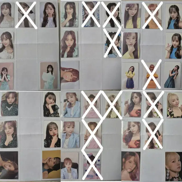 아이즈원 최예나 김채원 조유리 앨포키노메시지카드에이알미공포펩시