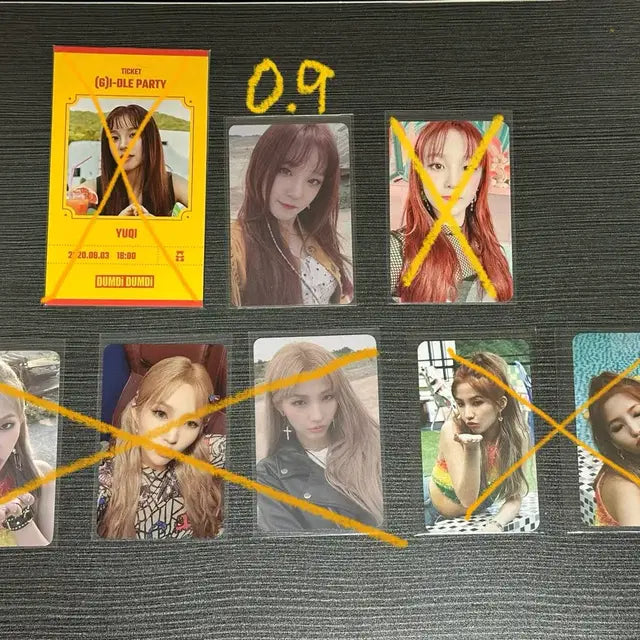 아이들 여자아이들 덤디덤디 우기 소연 미연 민니 슈화 포카 티켓 양도