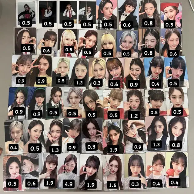 아이브 포토카드 양도 포카 원영 유진 이서 가을 레이 리즈 미공포 럭드사