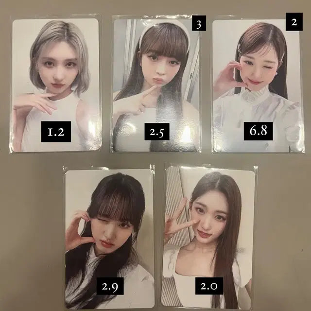 아이브 포토카드 양도 포카 원영 유진 이서 가을 레이 리즈 미공포 럭드사