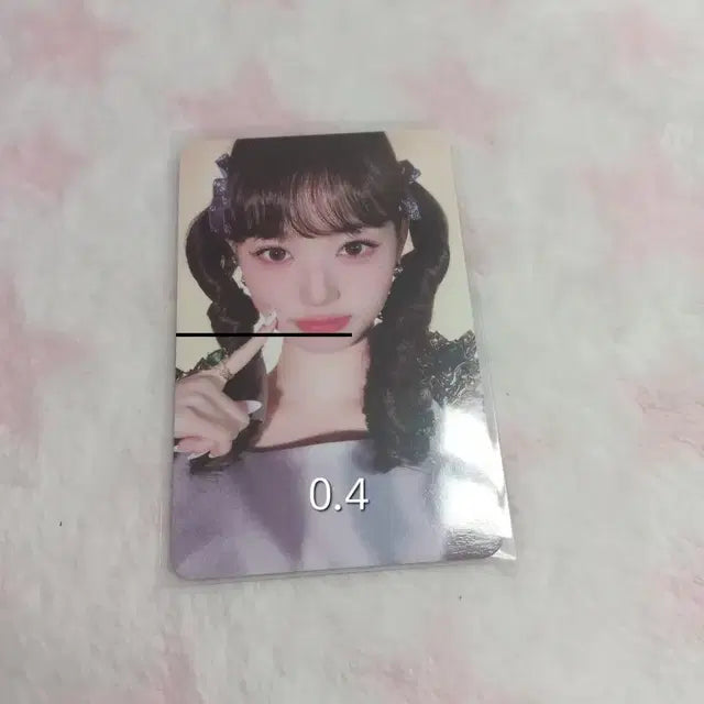 스위치 장원영 포카 (뒷장있음)