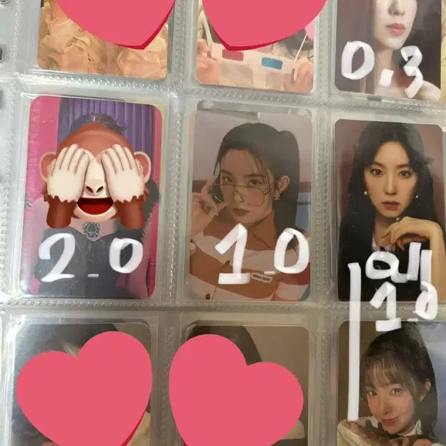 레드벨벳 아이린 포카 포토카드