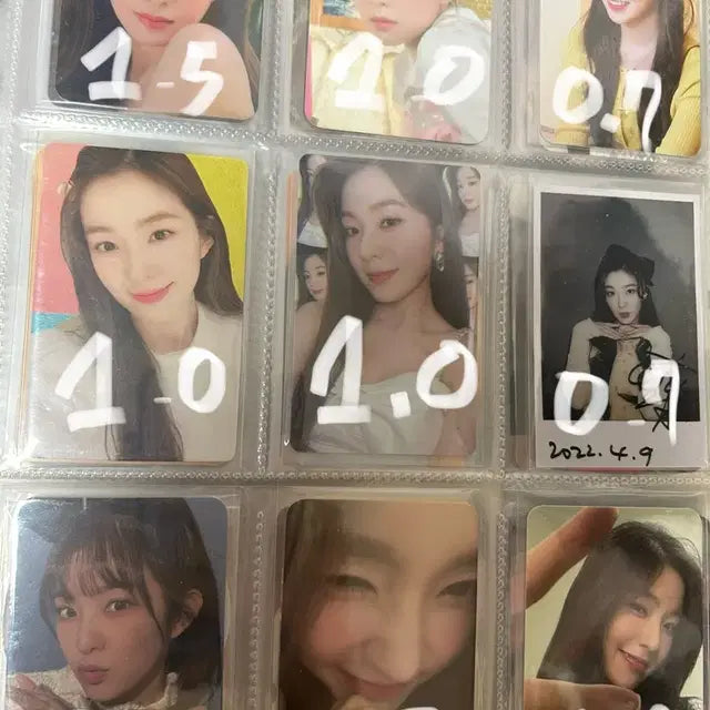 레드벨벳 아이린 포카 포토카드