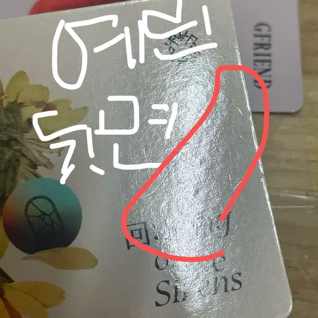 여자친구 애플 포카