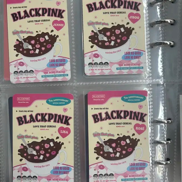 블랙핑크 7주년 포카