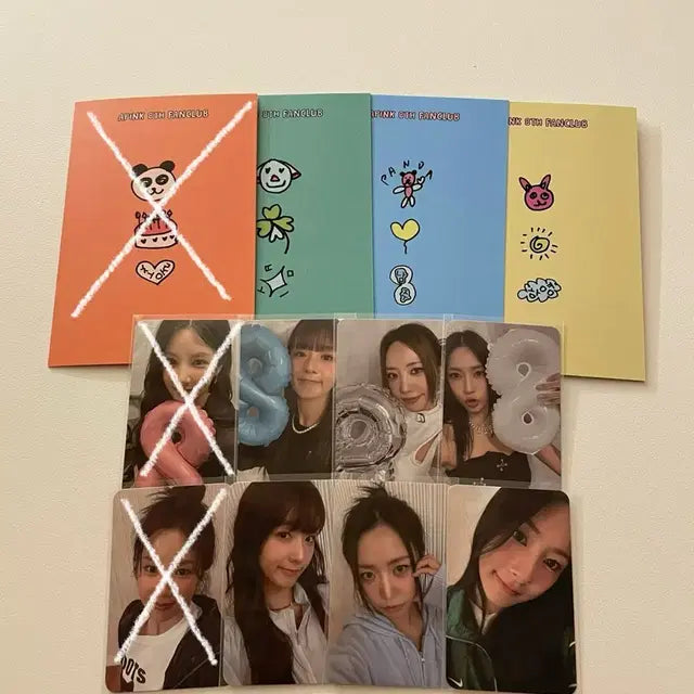 에이핑크 판다 8기 메시지카드 + 포카
