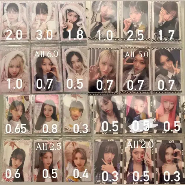 아이브 포토카드 일괄 판매