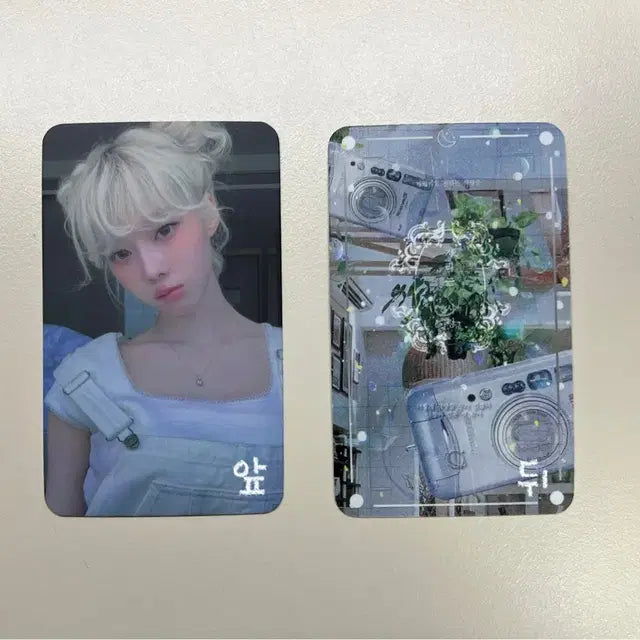 1+1 1set 10장) 에스파 윈터 무광 비공굿 포카 판매
