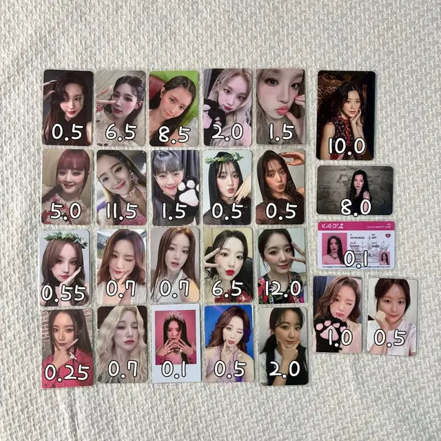 gidle 여자아이들 아이들 포토카드 포카 미공포 양도 판매 슈화 미연