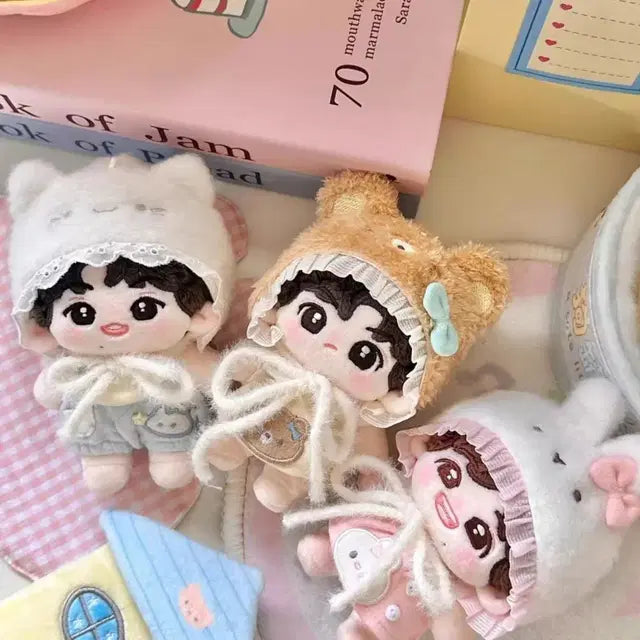 10cm인형옷 포실모자세트(3종)