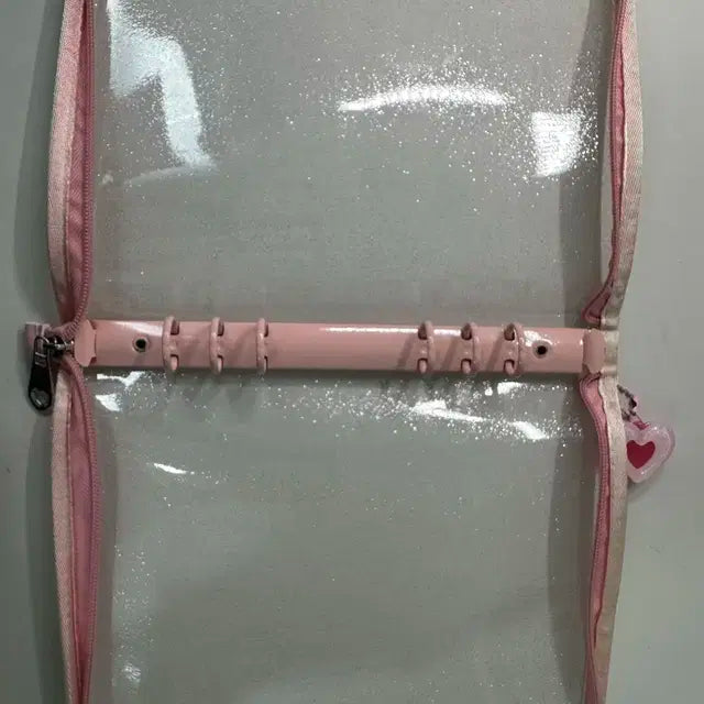 6공 지퍼바인더 핑크 하늘 양도 팔아요