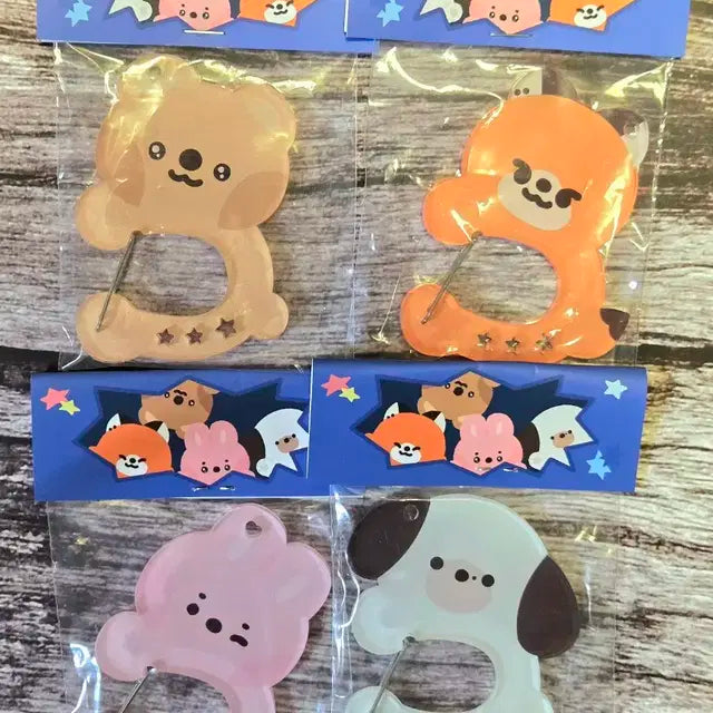 데니멀즈 방케필돈 비공굿 카라비너 일괄 (쁘띠멀즈 데이식스 비공식 굿즈)