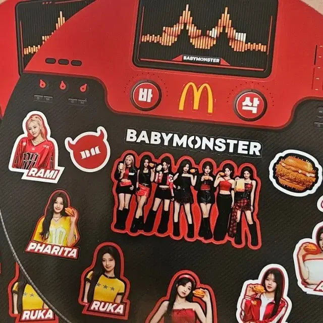 베이비몬스터 홍콩 맥도날드 세트 babymonster