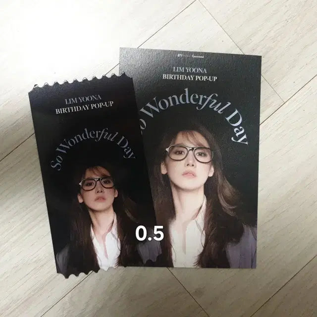 소녀시대 윤아 생일 팝업스토어 md 포카 양도
