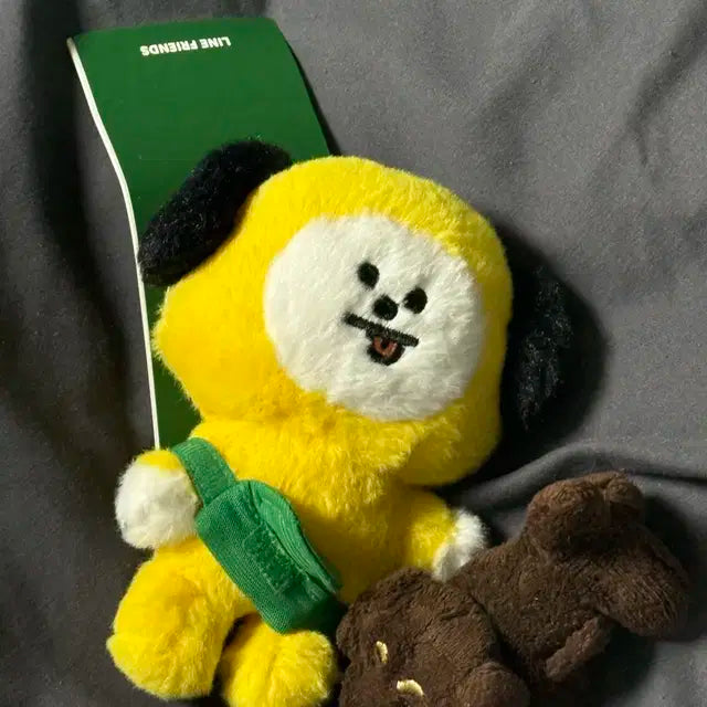 bt21 캠핑 인형 치미 + 밤 강아지