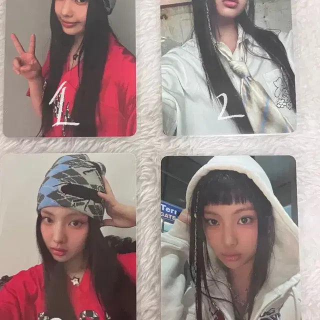 뉴진스 혜인 슈퍼내추럴 팝업 포카 판매