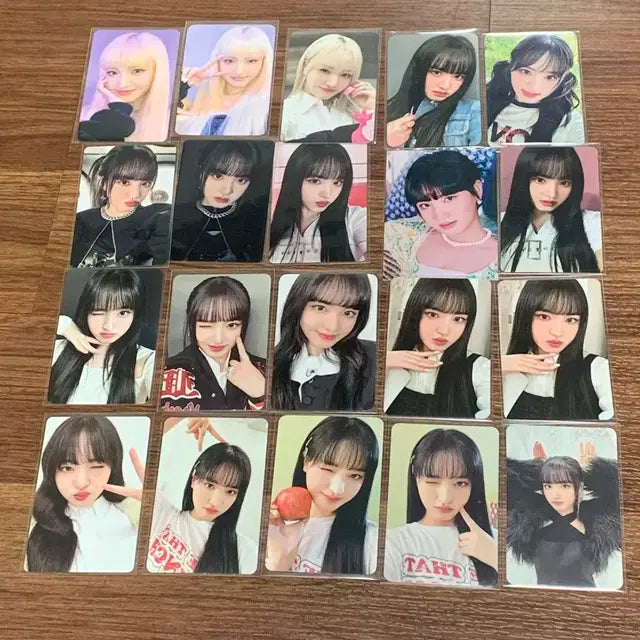 폭덤,뒷장도있음)아이브 포카 일괄로 팔아요!리즈원영이서유진가을레이대량양도