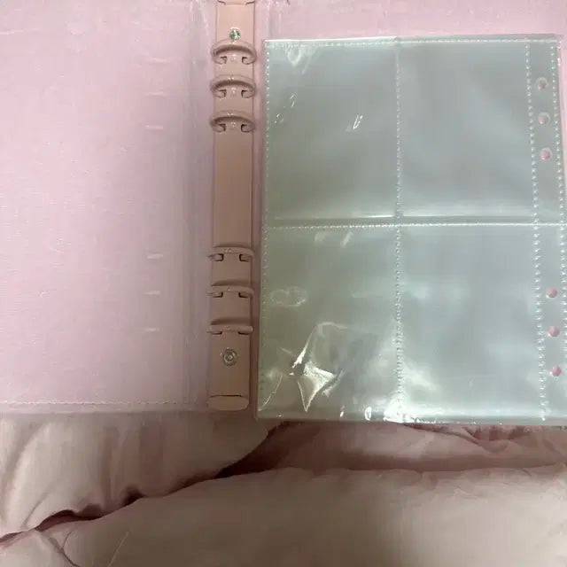 토끼 털 바인더 속지포함