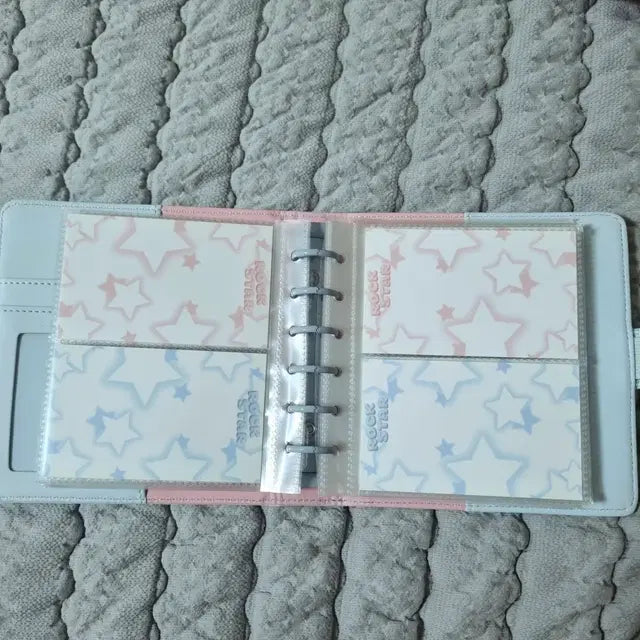 A7 마카롱 하늘색 포카 바인더 판매합니다