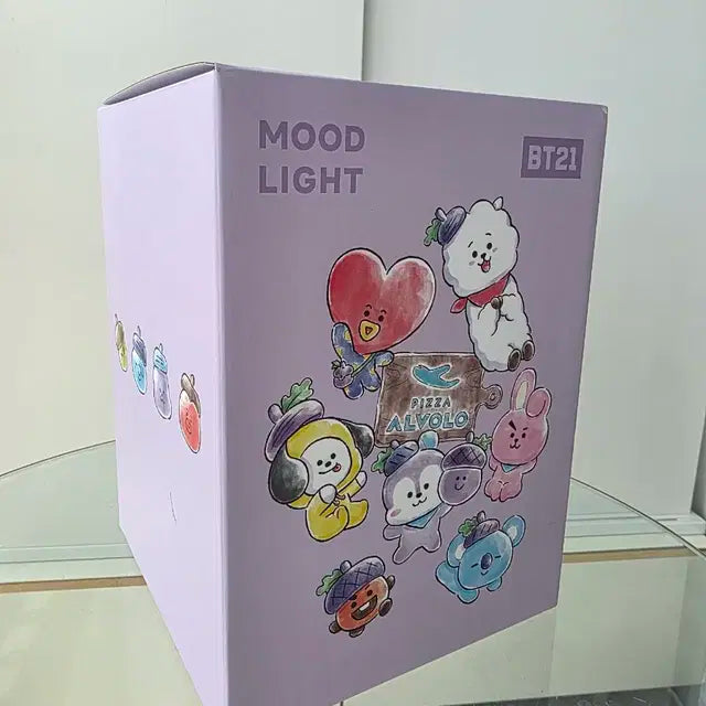 bt21 피자알볼로 무드등 (피규어 세트 1개 포함)