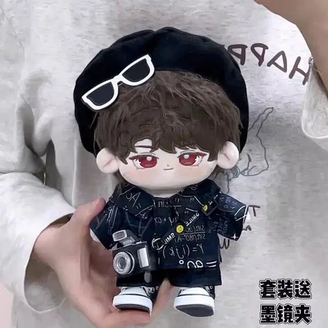 15/20cm인형옷 블랙베레모세트