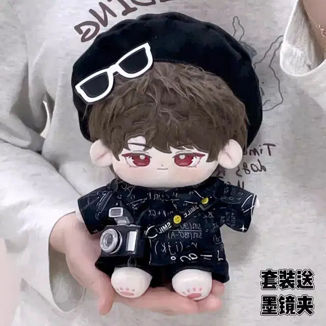 15/20cm인형옷 블랙베레모세트