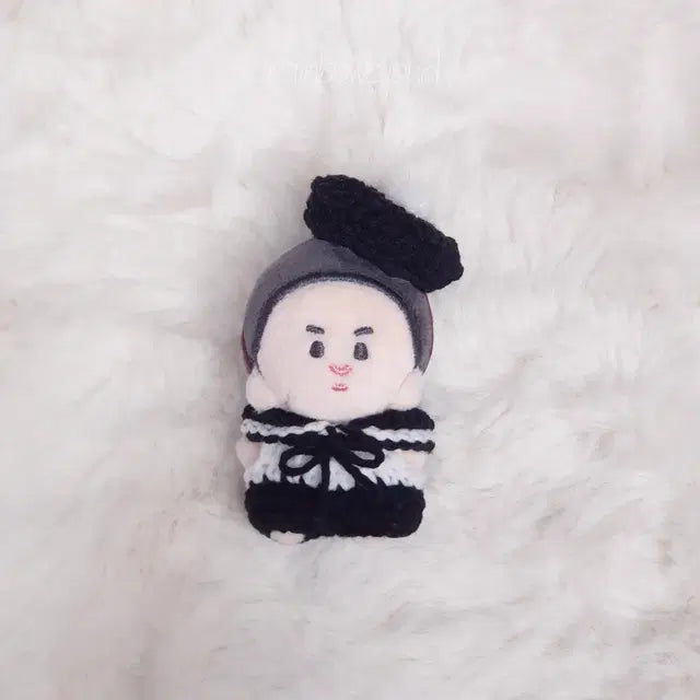 5cm 인형옷 마린룩 롬퍼 베레모 단품 세트