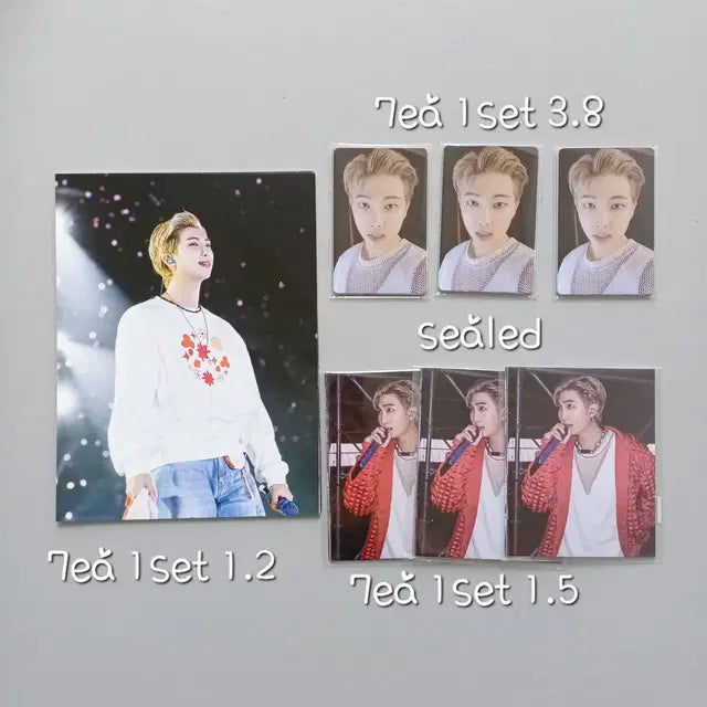 방탄 퍼투댄 서울 디코 포카세트 일괄 남준석진윤기호석지민태형정국