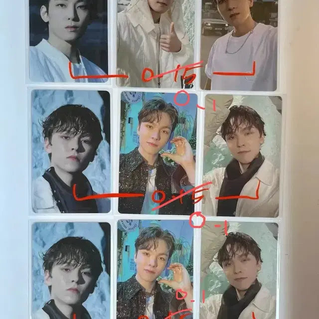 세븐틴 섹터 버논 원우 포카 양도