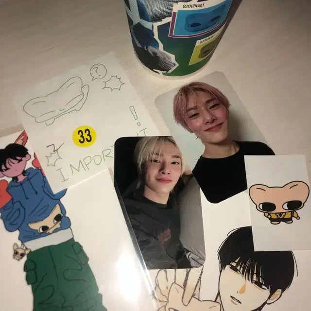 양어린녀석 양정인 아이엔 스트레이키즈 스키즈 생일카페 포카 생카 양도