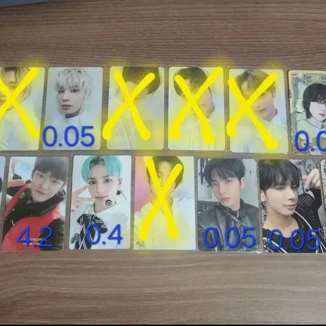 투바투 txt 포토카드 휴닝카이 연준 수빈 범규 태현 메모리즈 포카