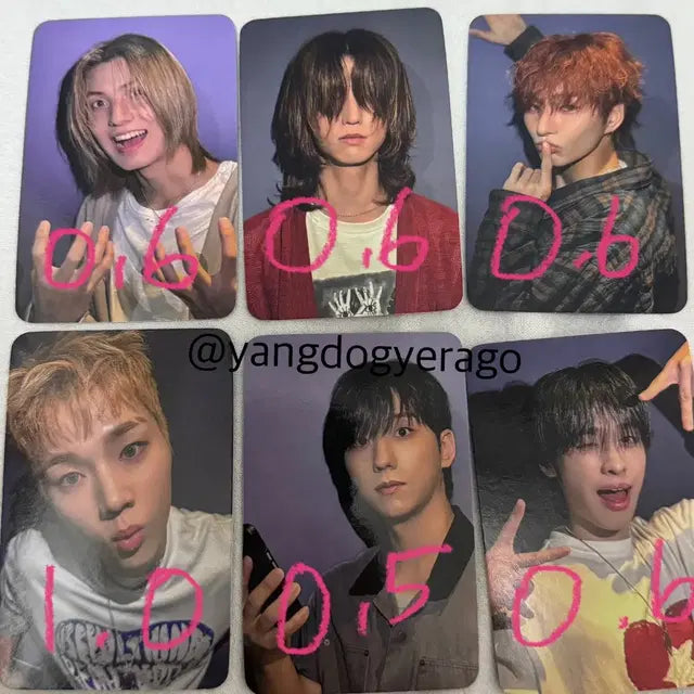 엑디즈 립앤폴 마뮤테 2차 증명사진 포카 미공포