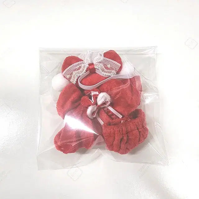 10cm 인형옷 원가이하 오월의솜솜님 쁘띠소르베 레드