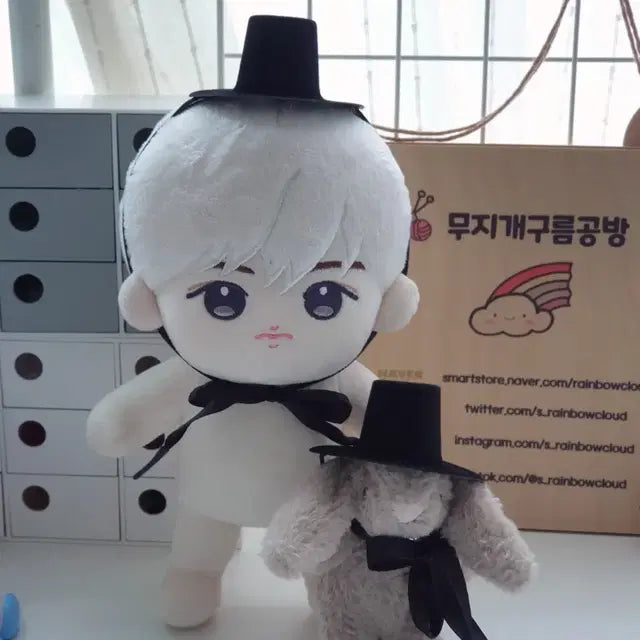 미니 저승 사자 갓 선비 인형 모자