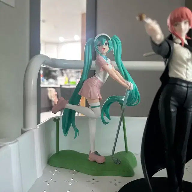 미쿠 피규어 골프