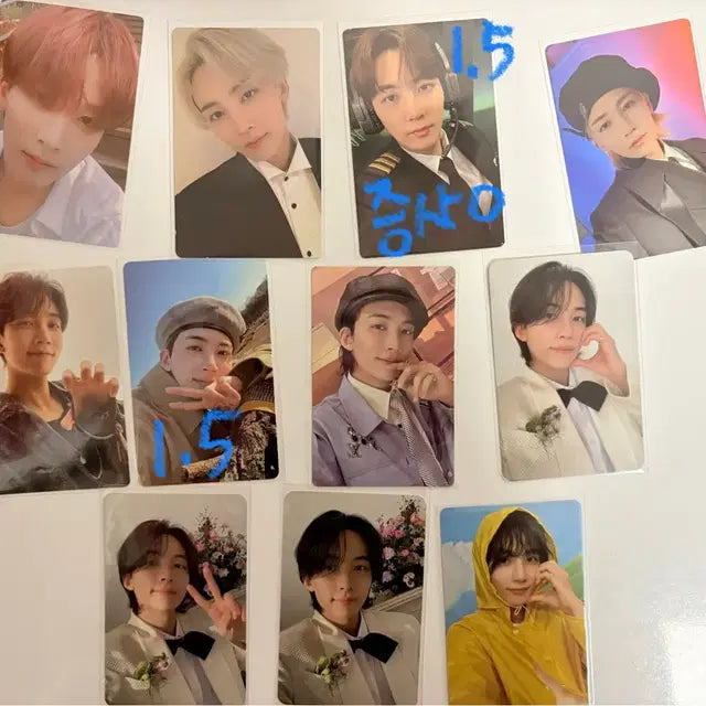세븐틴 포카 판매(에스쿱스,정한,조슈아,준,호시,원우)