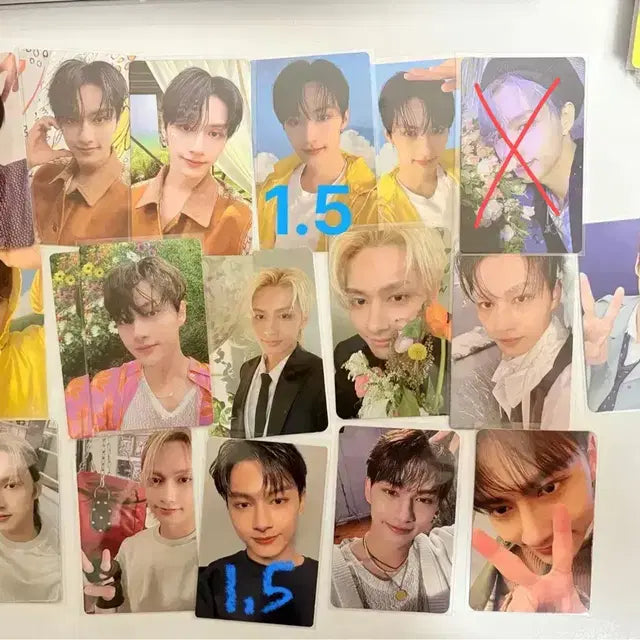 세븐틴 포카 판매(에스쿱스,정한,조슈아,준,호시,원우)