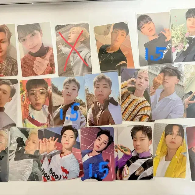 세븐틴 포카 판매(에스쿱스,정한,조슈아,준,호시,원우)