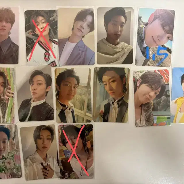 세븐틴 포카 판매(우지,디에잇,도겸,민규,승관,버논,디노)