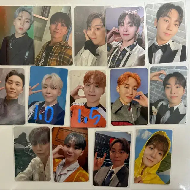 세븐틴 포카 판매(우지,디에잇,도겸,민규,승관,버논,디노)
