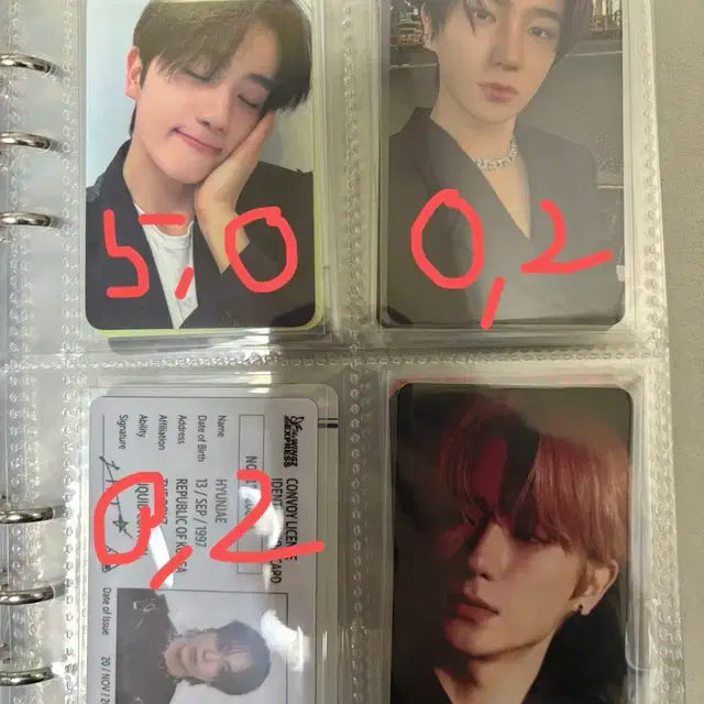 더보이즈 주연, 현재, 선우, 영헌, 에릭 등 포카 및 엽서 처분 양도매