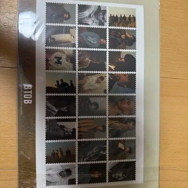 비투비 그리워하다 우표 스티커